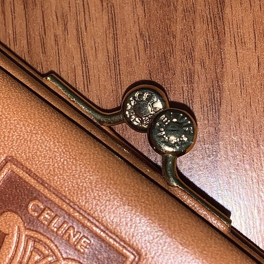 NWOT Authentic Celine Kisslock Wallet - Picture 9 of 14